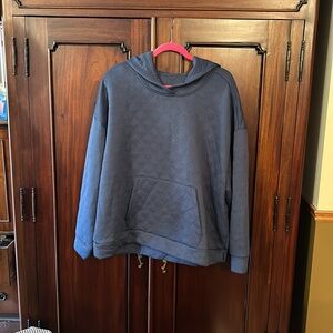 Oversized quilted sweatshirt